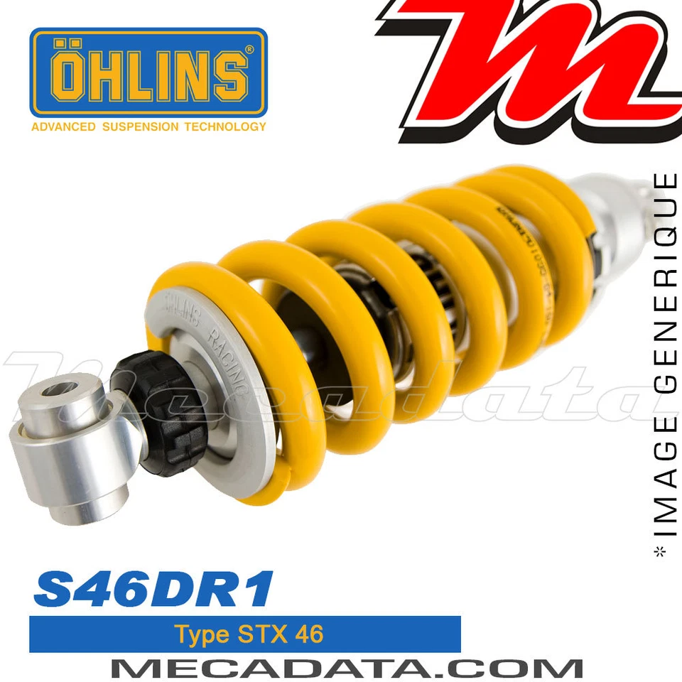 Amortisseur Ohlins DUCATI MONSTER 800 S2R (2005) DU 321 (S46DR1) - Photo 3/4