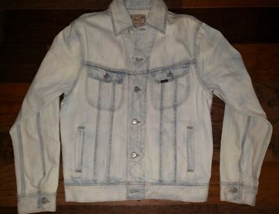 NWOT Polo Ralph Lauren Men's Stone Wash Denim Jean Jacket 