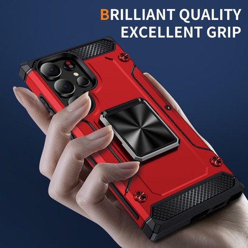 Fr Samsung Galaxy S24 Ultra S24+ Heavy Duty Rugged Phone Case Cover+Screen Glass - Photo 4 sur 73