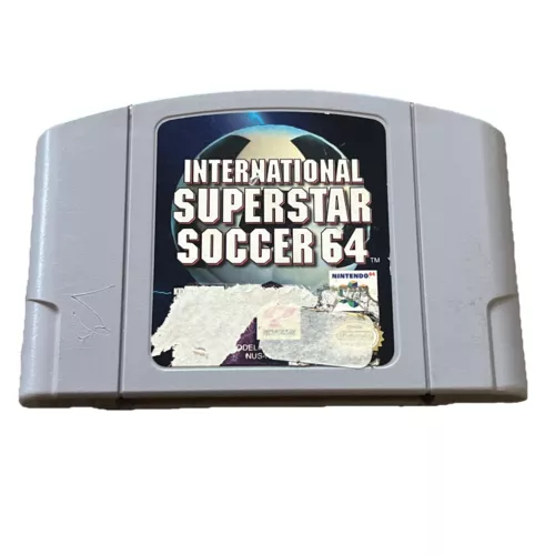 International Superstar Soccer 64 (Nintendo 64, 1997) Authentic, Tested & Works
