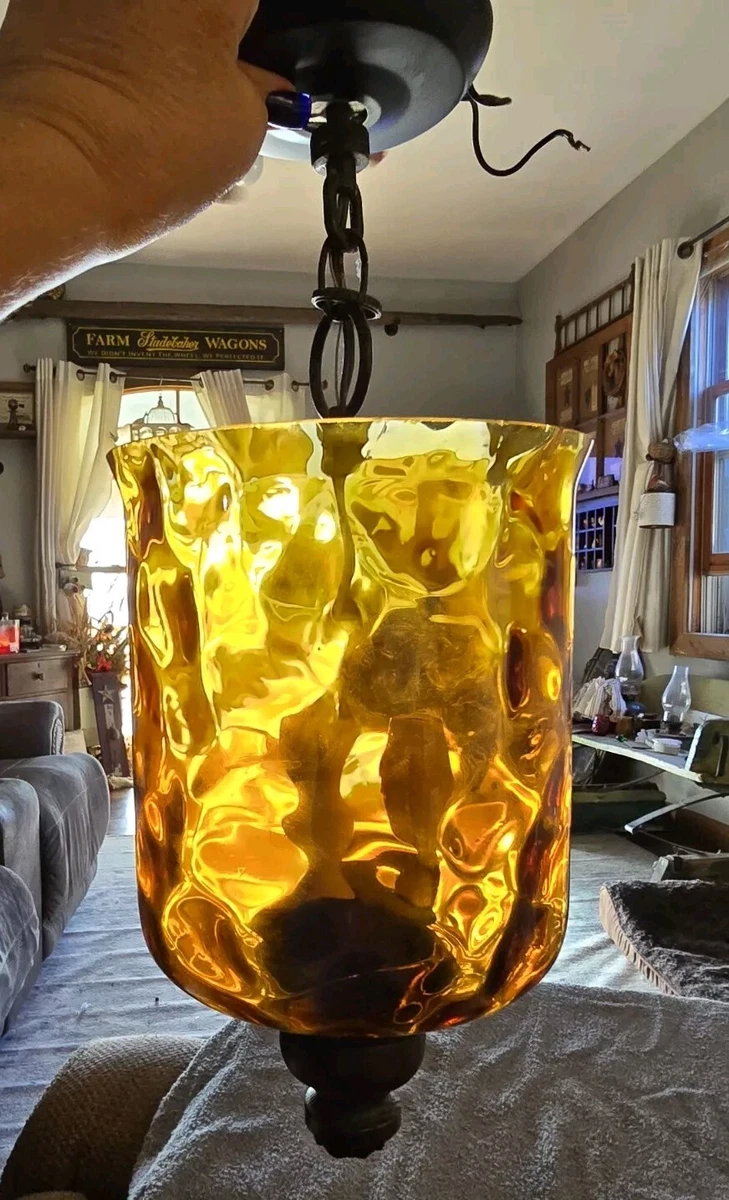amber glass chandelier products for sale | eBay