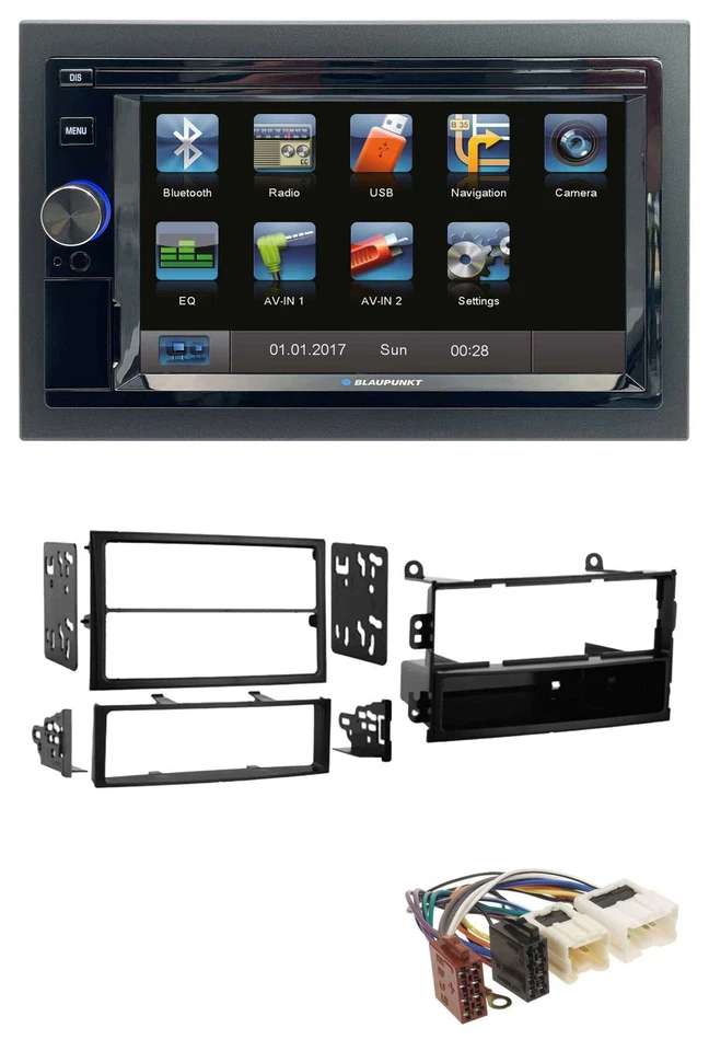 Blaupunkt SD Bluetooth 2DIN MP3 USB AUX Autoradio für Nissan 350Z Roadster 02-05 - Bild 1 von 4