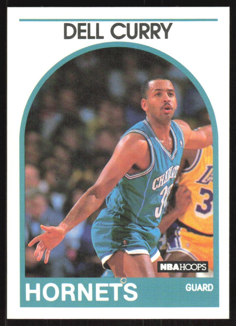 1989-90 Hoops Dell Curry #299 Charlotte Hornets