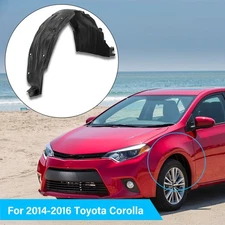 TO1248178 New OEM Driver Side Front Fender Liner Fits 2014-2016 Corolla Sedan