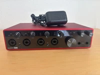 Focusrite Scarlett 18i8 3rd Gen USB Audio Interface. Never left my studio.