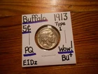 1913 Type 1 Buffalo Nickel BU+ BEAUTY!!!! WOW!!! LOOOOOOOOOK!!!!!!