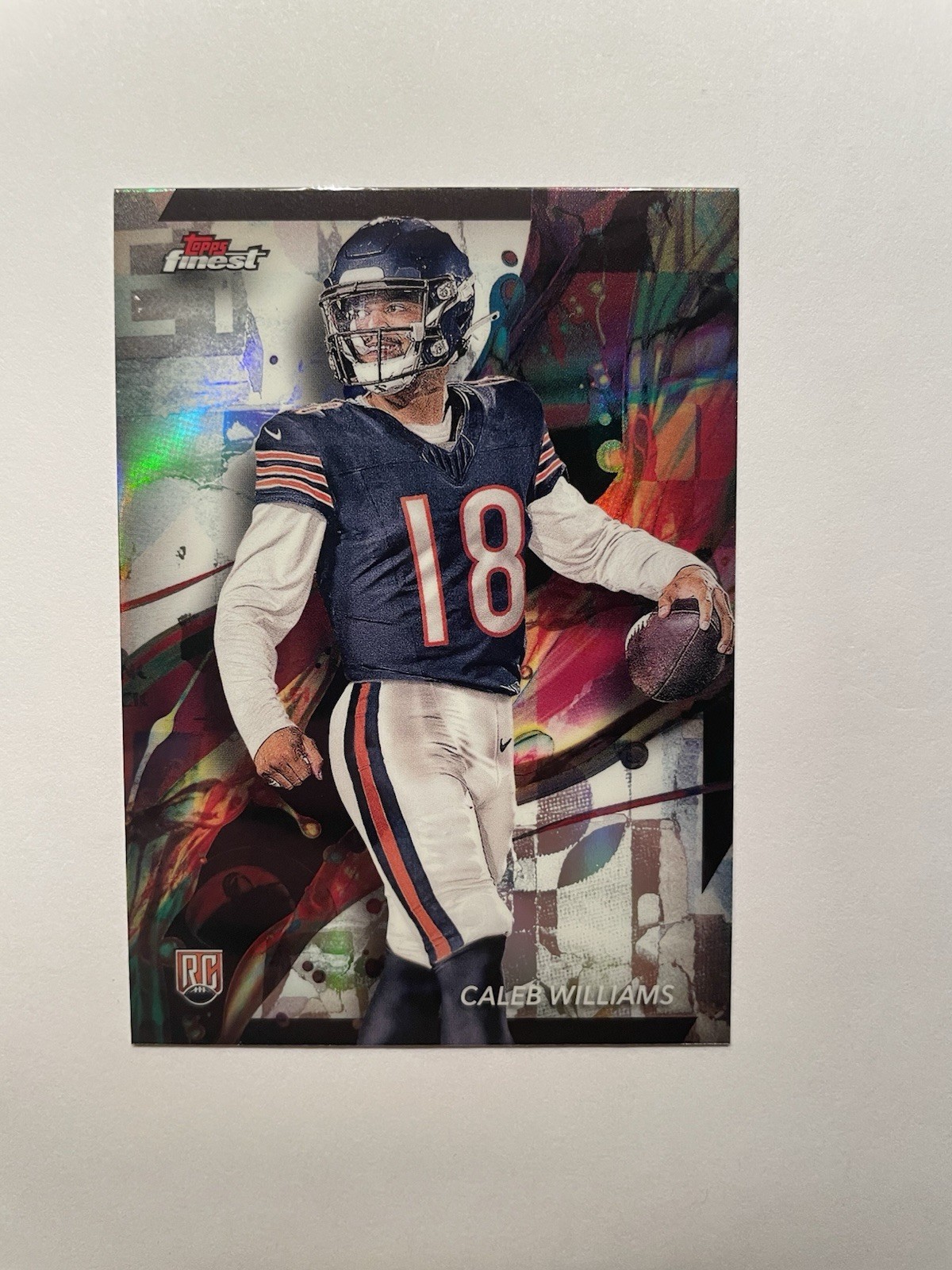 2024 Topps Finest - (RC) Caleb Williams #61 Refractor - Chicago Bears