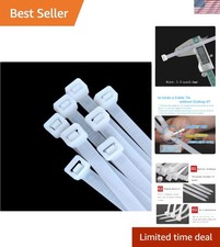 Heavy Duty 24-Inch Zip Ties - 30 Pack, 200lb Strength for Outdoor  Indoor Use