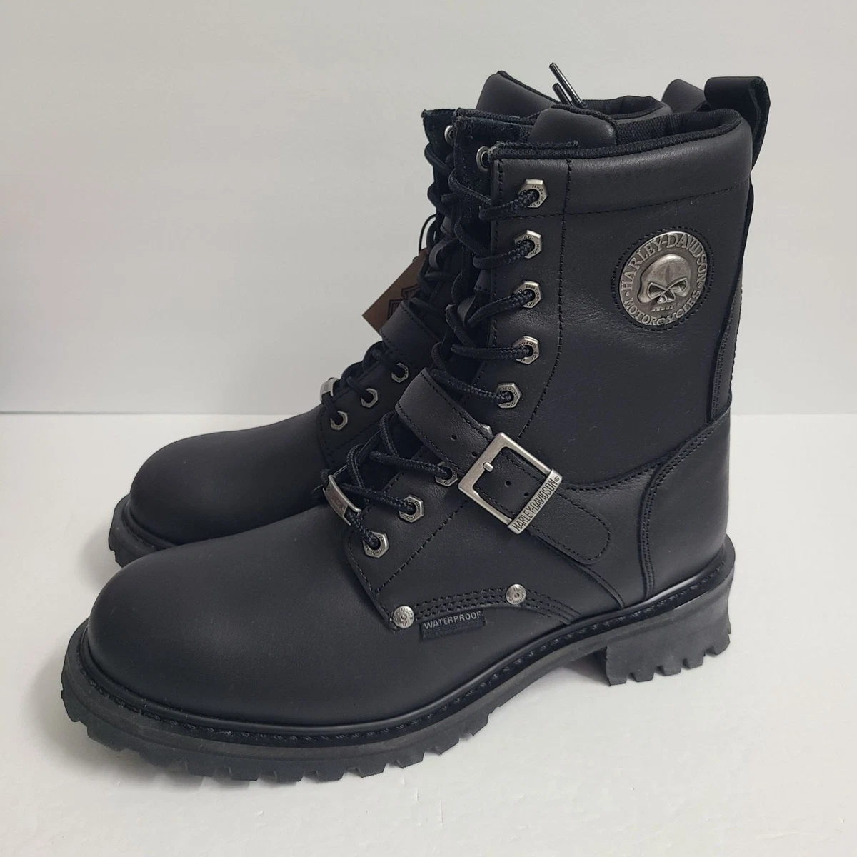 Harley-Davidson Faded Glory Black Leather Motorcycle Boots ? Size 11 Harley Davidson Faded Glory Boots In Men main image 4