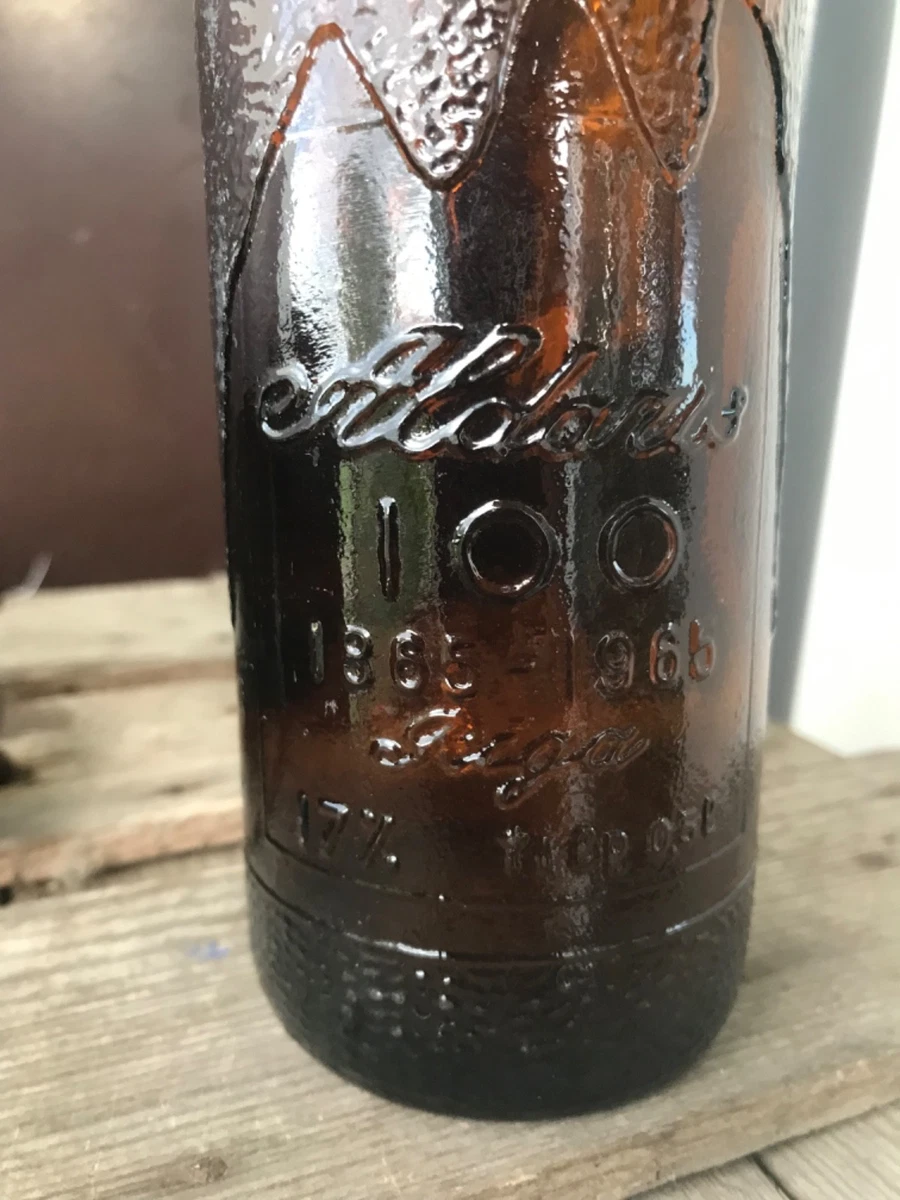 Aldaris beer bottle. 1965. Centennial edition. Flawless