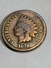 1878 Key Date Indian Head Cent - 5.7 Million Minted - It Has Been Cleaned