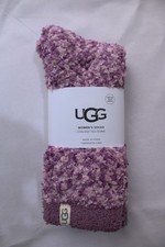 Ugg Women's Cozy Sweater Knit Chenille Socks EJ3 Ashen Rose/ Geode One Size NWT
