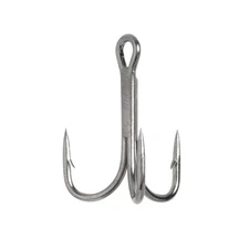 Eagle Claw L777 4X Strong Saltwater Treble Hooks with Seaguard Finish