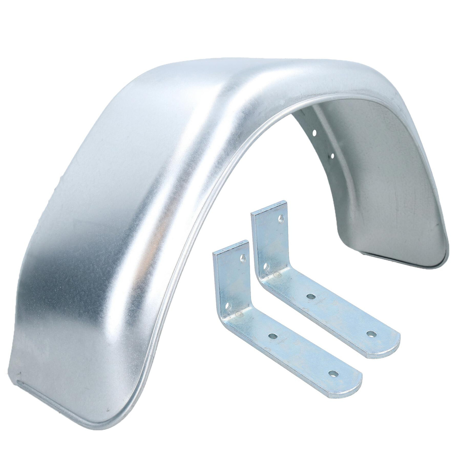 13"" Metal Mudguards Fender (Single) Flush Fit & 2 SMALL Brackets
