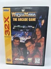 New ListingWWF WrestleMania The Arcade Game (SEGA 32X) Case, Manual & Game