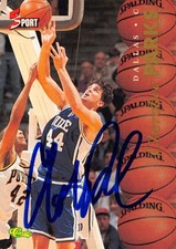 Cherokee Parks autographed basketball card (Duke) 1995 Classic #11 NCAA Rookie