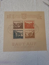 APC W3913 Germany DDR used sheetlet scv $550