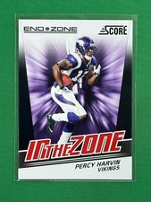 2011 Score Football Percy Harvin #23 In The Zone End Zone