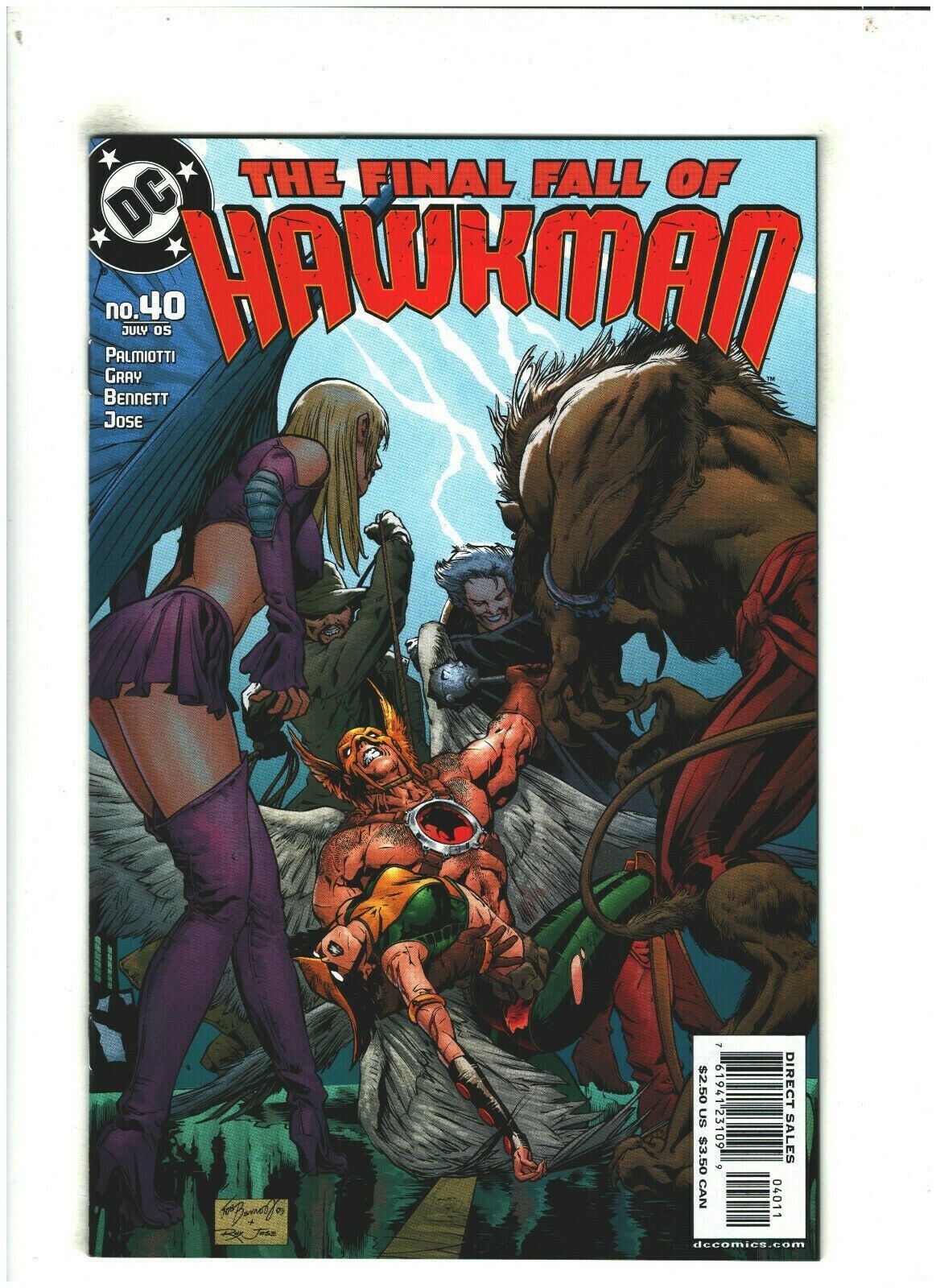 Hawkman #40 NM- 9.2 DC Comics 2005 Hawkgirl app.
