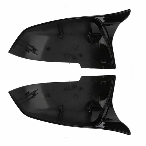 2X Glanz Schwarz Spiegelkappen Gehäuse Für BMW F20 F21 F22 F30 F31 F32 F33 F36 - Bild 7 von 8