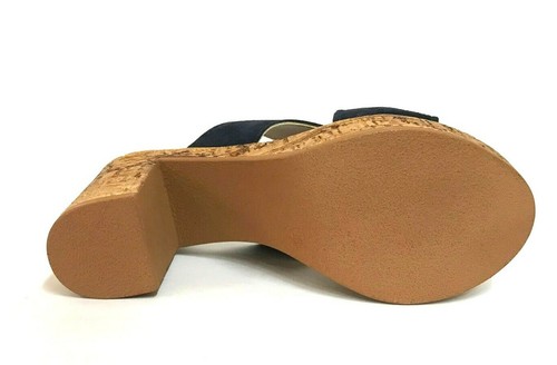 SCARPE DONNA CINZIA SOFT SABOT TACCO 153088 BLU ESTATE SCONTO - Foto 6 di 6