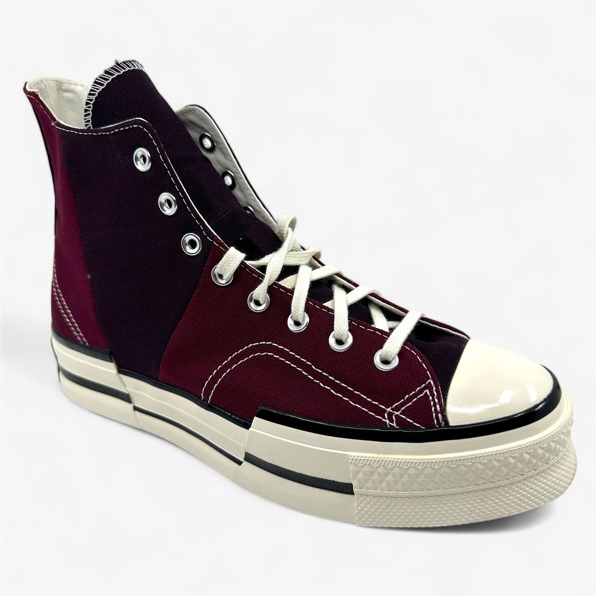 Converse Chuck 70 Plus Hi Dark Beetroot Egret Black Mens Converse Chuck 70 Plus Hi Dark Beetroot Egret Black Mens
