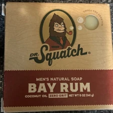🏝️ Dr. Squatch Men's Natural Soap - Bay Rum 5 oz / 141 g | Refreshing ***