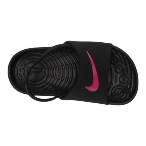 Nike Kawa Slide Sandals Baby Girl’s Black and Pink -3c New In Box