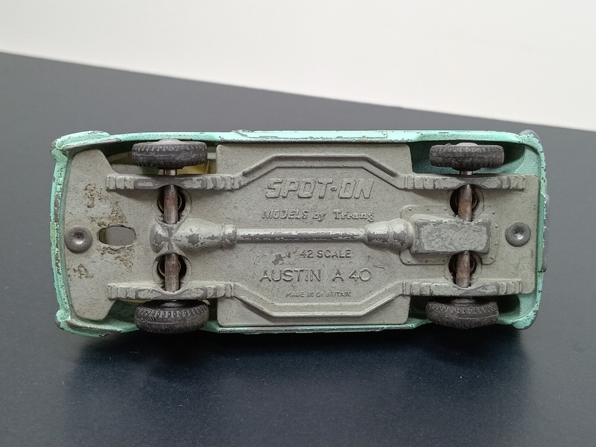 Vintage Toy Car Triang Spot On Austin A40, Scale 1/42, Made Vintage Toy Car Triang Spot On Austin A40, Scale 1/42, Made