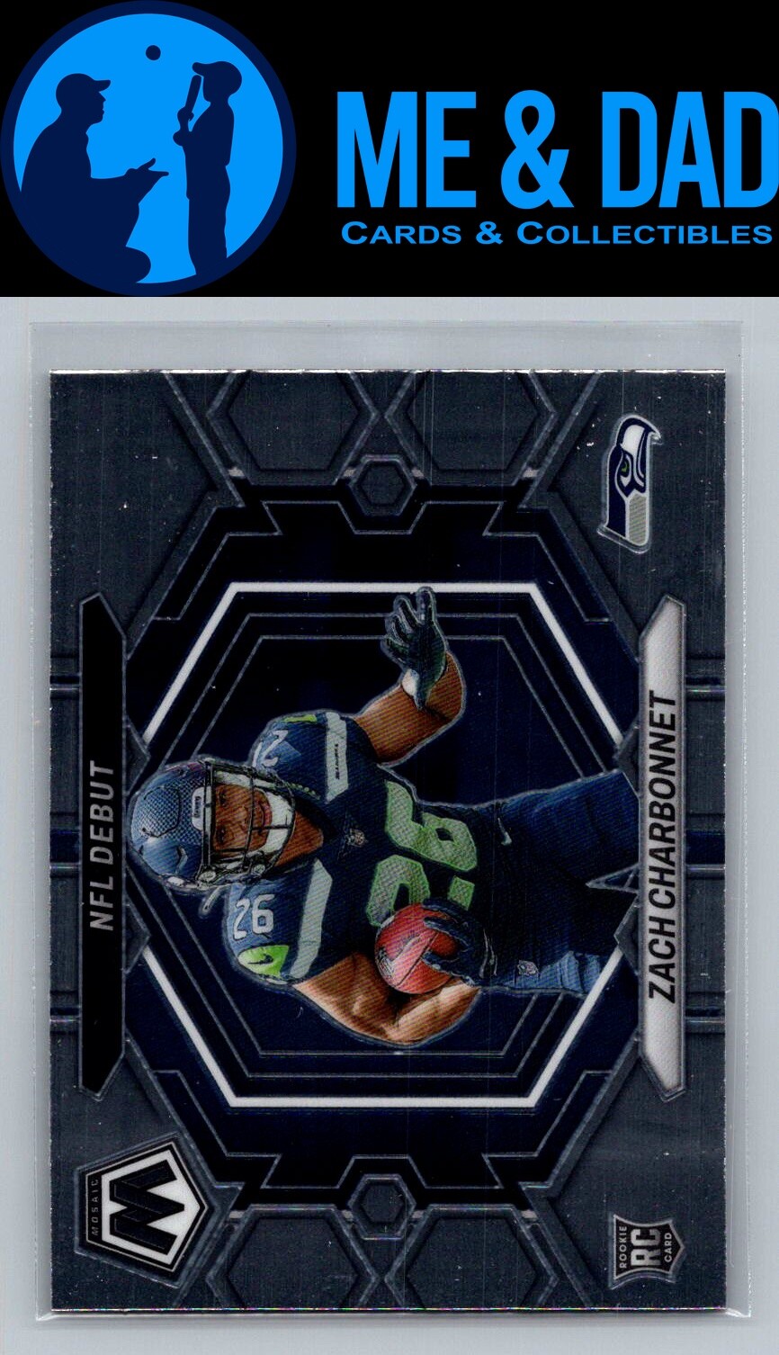 2023 Panini Mosaic #ND-11 Zach Charbonnet