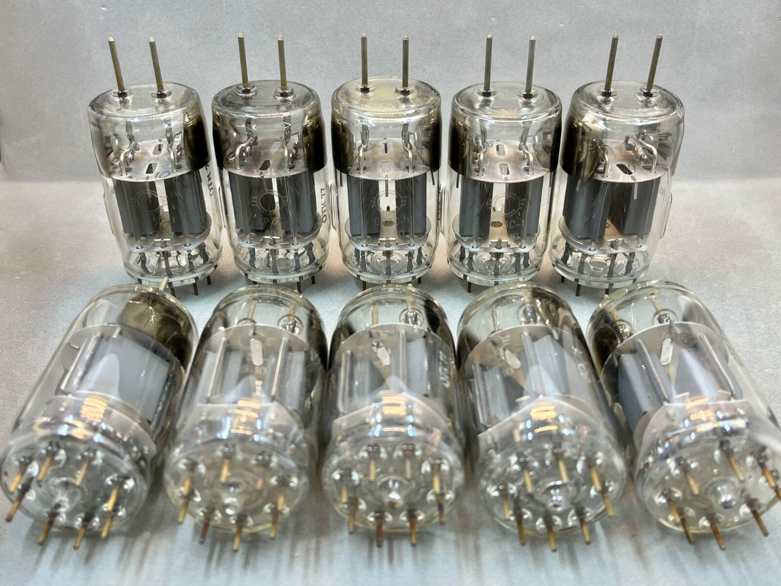 10 pcs 6R3S-1 6Р3С-1 NEW SVETLANA Tetrode TUBES USSR SOVIET SAME DATE ...