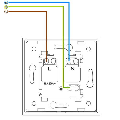 LIVOLO Touch Sensor Lichtschalter Dimmer Wechselschalter Steckdosen Glasrahmen - Bild 79 von 257