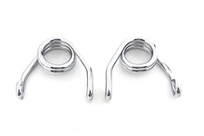 Chrome 3-1/2" Hair Seat Spring Set for Custom Application - Harley - Chopper
