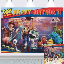 Toy Story Party Supplies Birthday Decorations Backdrop Banner 5x3ft 7x5ft Vinyl