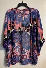 NWT Victoria's Secret One Size Cover Up Kimono￼Multiple Use Sleep Wear Top Shirt
