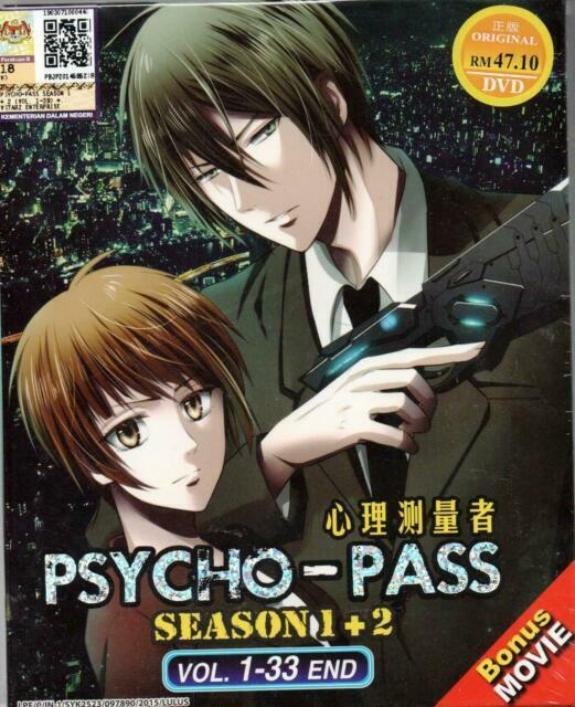 Dvd Anime Psycho Pass Sea 1 2 Vol 1 33 End Bonus Movie All Region Eng Sub For Sale Online Ebay