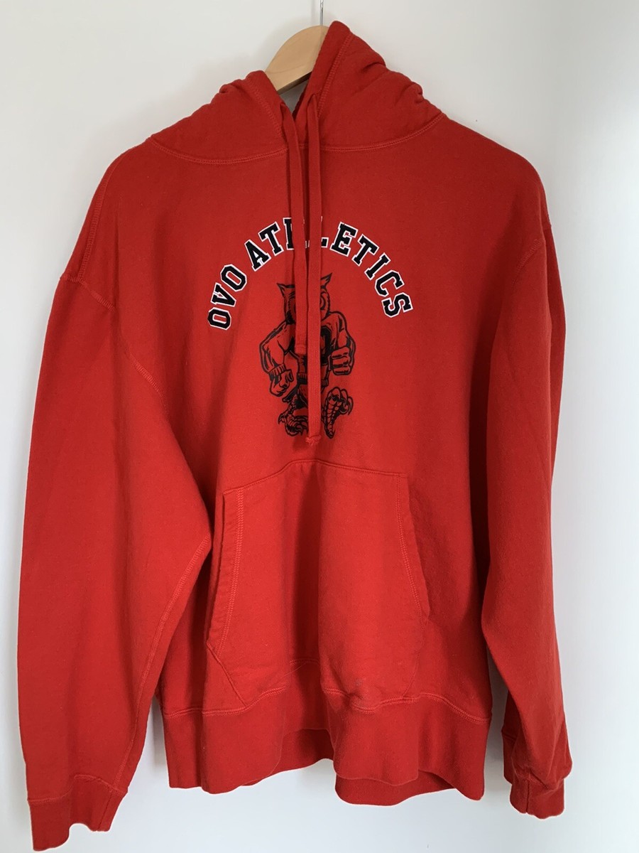 OVO Athletics Hoodie - Red | eBay OVO Athletics Hoodie - Red | eBay