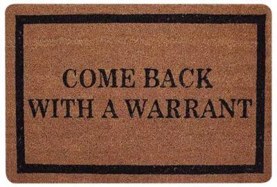 ChezMax Non-Slip Waterproof Doormat Indoor/Outdoor Funny Welcome Mat