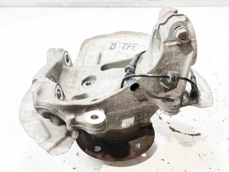 BMW F30 320i 328i 2012-2018 tracción trasera eje delantero derecho buje nudillo 6792288 OEM Foto 3 de 4