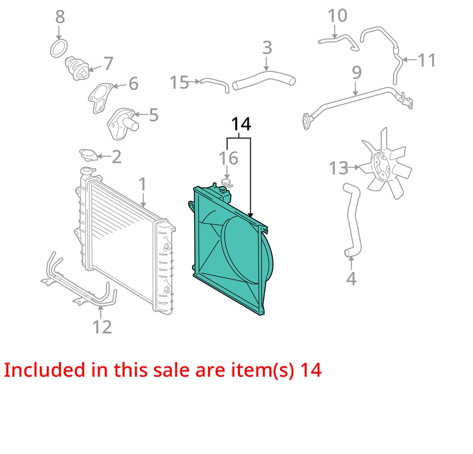 Garrafa de transbordamento de líquido de arrefecimento Toyota Tacoma 2013 fabricante de equipamento original 111K milhas - LKQ418504354 - Imagem 4 de 4