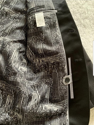 Great Condition! Big Boys Size 10 DKNY Skinny Fit Tuxedo Shirt, Jacket, Trousers - Picture 7 of 13