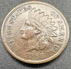 1866 Indian Head Cent Better Grade BN