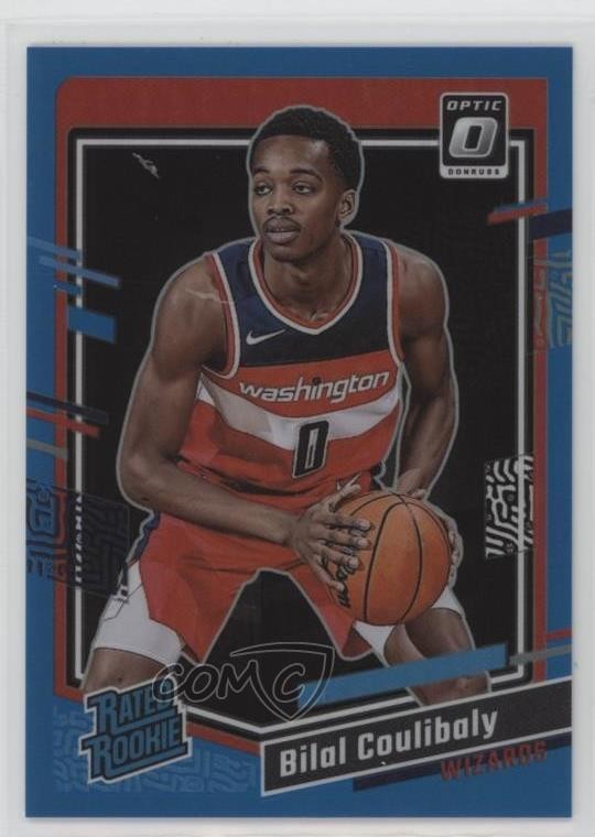 2023 Panini Donruss Optic Rated Rookie Aqua Prizm /249 Bilal Coulibaly #243 08r6