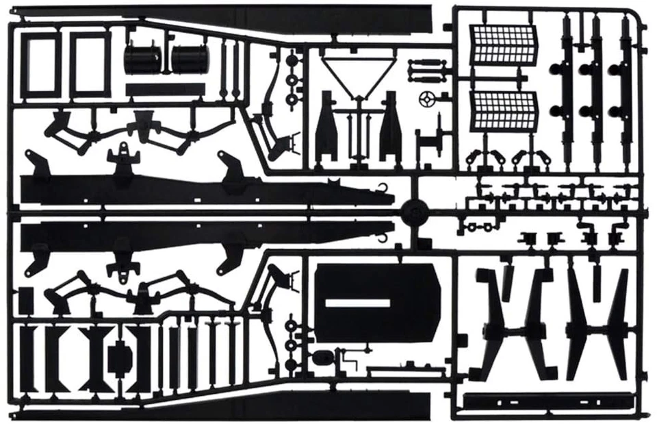 ITALERI, Modello di rimorchio portacontainer da assemblare e verniciare, 1/24... - Immagine 2 di 4