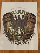 2025 Goose Island Bourbon County Brand Stout Limited Edition Poster