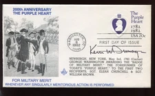 Kern W. Dunagan Soldier  & Vietnam MOH Recipient Signed Cover DC4026