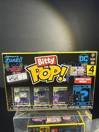 Funko SDCC 2023 Bitty Pop! LE 4000 DC Joker, Batgirl, Batman- SEALED