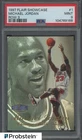 1997 Flair Showcase Row 3 #1 Michael Jordan Chicago Bulls HOF PSA 9 MINT