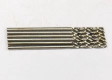 6 Jobber Length Drills Short Flute Wire Gauge Size #48 HSS Bright 118 UK 48