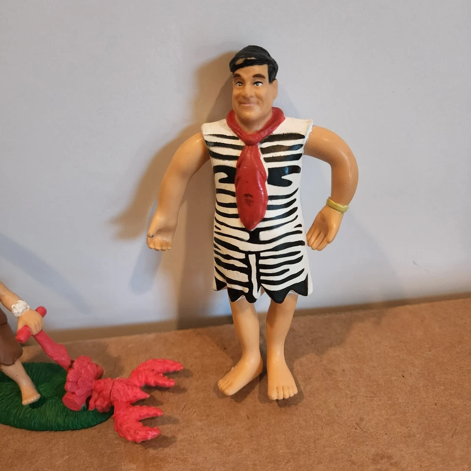 Figuras vintage de Picapiedra Fred Barney Bendy Foto 4 de 4